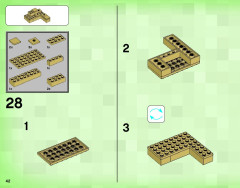 LEGO 21119 instructions page 42 – build guide