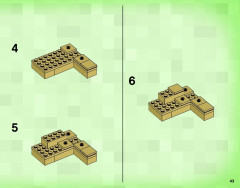 LEGO 21119 instructions page 43 – build guide
