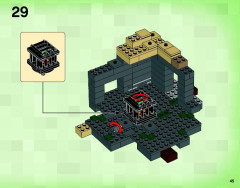 LEGO 21119 instructions page 45 – build guide