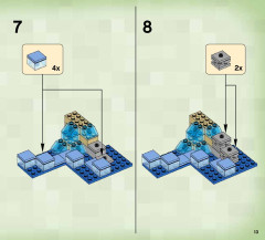 LEGO 21120 instructions page 13 – build guide
