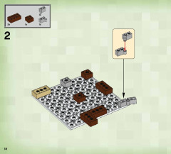 LEGO 21120 instructions page 18 – build guide