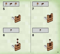 LEGO 21120 instructions page 35 – build guide