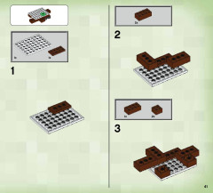 LEGO 21120 instructions page 41 – build guide