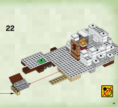 LEGO 21120 instructions page 45 – build guide