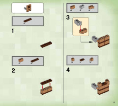 LEGO 21121 instructions page 11 – build guide
