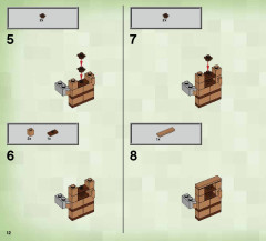 LEGO 21121 instructions page 12 – build guide