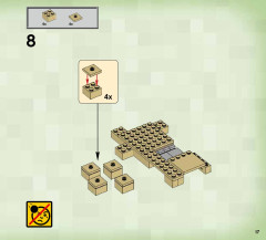 LEGO 21121 instructions page 17 – build guide