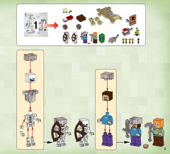 LEGO 21121 instructions page 3 – build guide