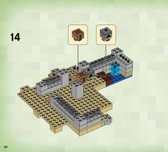 LEGO 21121 instructions page 34 – build guide