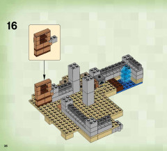 LEGO 21121 instructions page 36 – build guide
