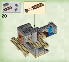 LEGO 21121 instructions page 40 – build guide
