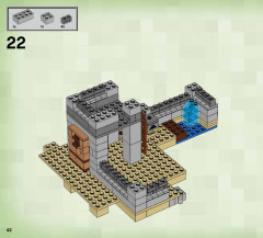 LEGO 21121 instructions page 42 – build guide