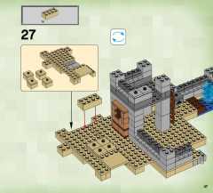 LEGO 21121 instructions page 47 – build guide