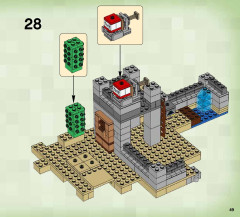 LEGO 21121 instructions page 49 – build guide