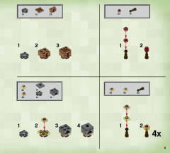 LEGO 21121 instructions page 5 – build guide