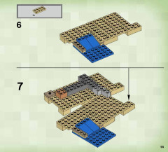 LEGO 21121 instructions page 55 – build guide