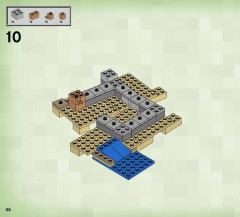 LEGO 21121 instructions page 58 – build guide