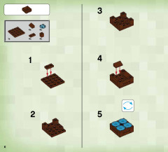 LEGO 21121 instructions page 6 – build guide