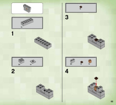 LEGO 21121 instructions page 63 – build guide