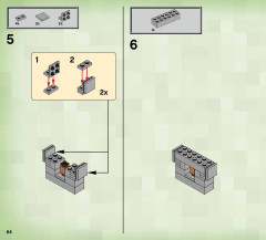 LEGO 21121 instructions page 64 – build guide