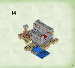 LEGO 21121 instructions page 65 – build guide