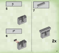 LEGO 21121 instructions page 67 – build guide
