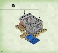 LEGO 21121 instructions page 68 – build guide