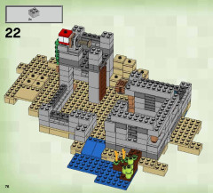 LEGO 21121 instructions page 76 – build guide