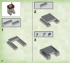 LEGO 21121 instructions page 90 – build guide