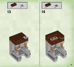 LEGO 21121 instructions page 95 – build guide