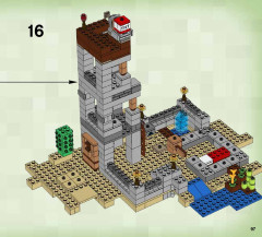 LEGO 21121 instructions page 97 – build guide