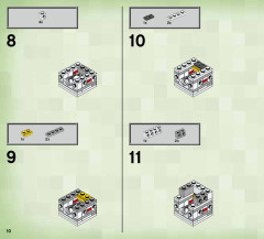 LEGO 21122 instructions page 10 – build guide
