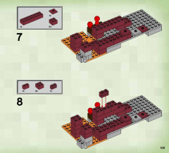 LEGO 21122 instructions page 105 – build guide