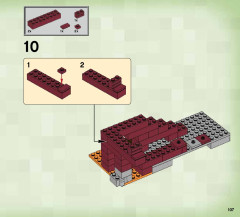 LEGO 21122 instructions page 107 – build guide
