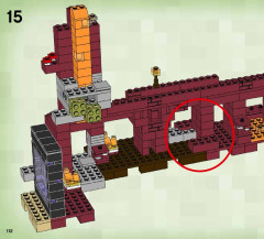 LEGO 21122 instructions page 112 – build guide