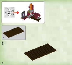 LEGO 21122 instructions page 16 – build guide