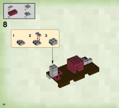 LEGO 21122 instructions page 20 – build guide