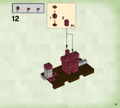 LEGO 21122 instructions page 23 – build guide