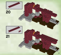 LEGO 21122 instructions page 31 – build guide