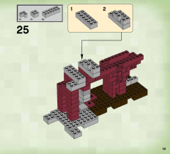 LEGO 21122 instructions page 35 – build guide