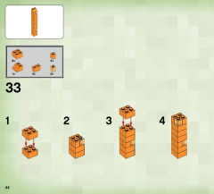 LEGO 21122 instructions page 44 – build guide