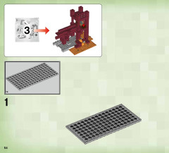 LEGO 21122 instructions page 54 – build guide