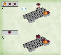 LEGO 21122 instructions page 56 – build guide
