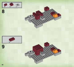 LEGO 21122 instructions page 58 – build guide