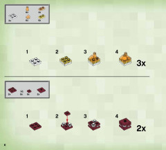 LEGO 21122 instructions page 6 – build guide