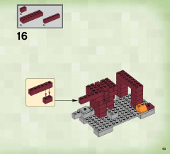 LEGO 21122 instructions page 63 – build guide