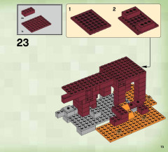 LEGO 21122 instructions page 73 – build guide