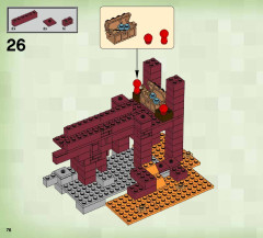 LEGO 21122 instructions page 76 – build guide