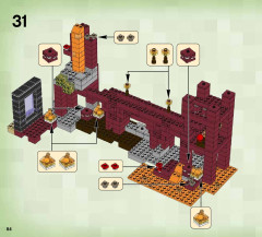 LEGO 21122 instructions page 84 – build guide