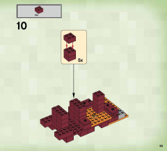 LEGO 21122 instructions page 93 – build guide